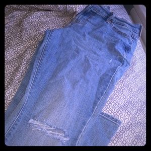 Curvy mid rise jeans